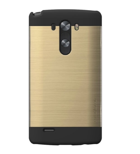 LG G3 Case MOTOMO INO LINE LG G3 Case Protective  Slim Fit Brushed Pattern gold black